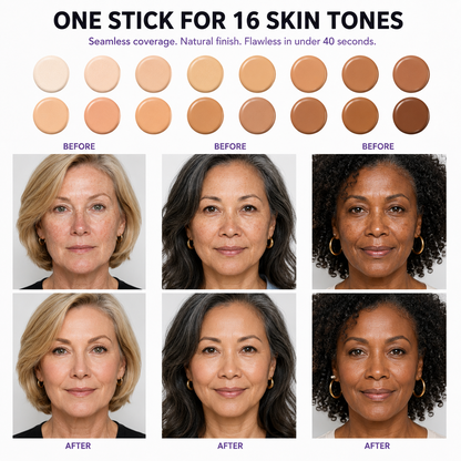 Changing Foundation Stick – The stick that makes mature skin glow again.