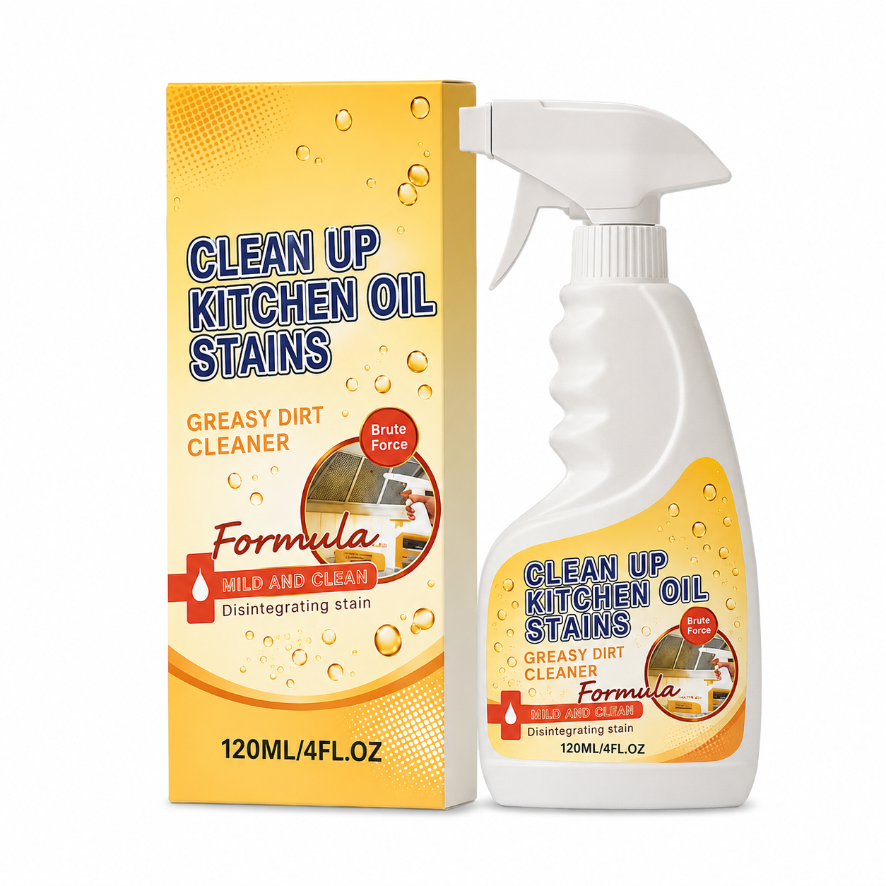 Multifunctional degreaser suitable for stovetops and range hoods