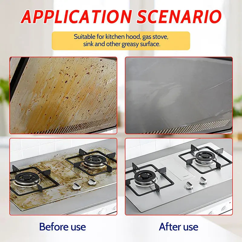 Multifunctional degreaser suitable for stovetops and range hoods