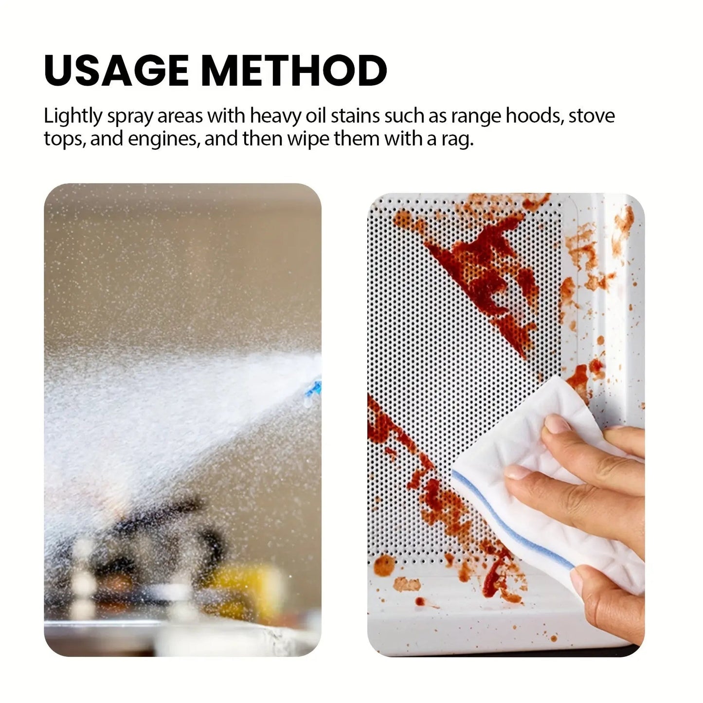Multifunctional degreaser suitable for stovetops and range hoods