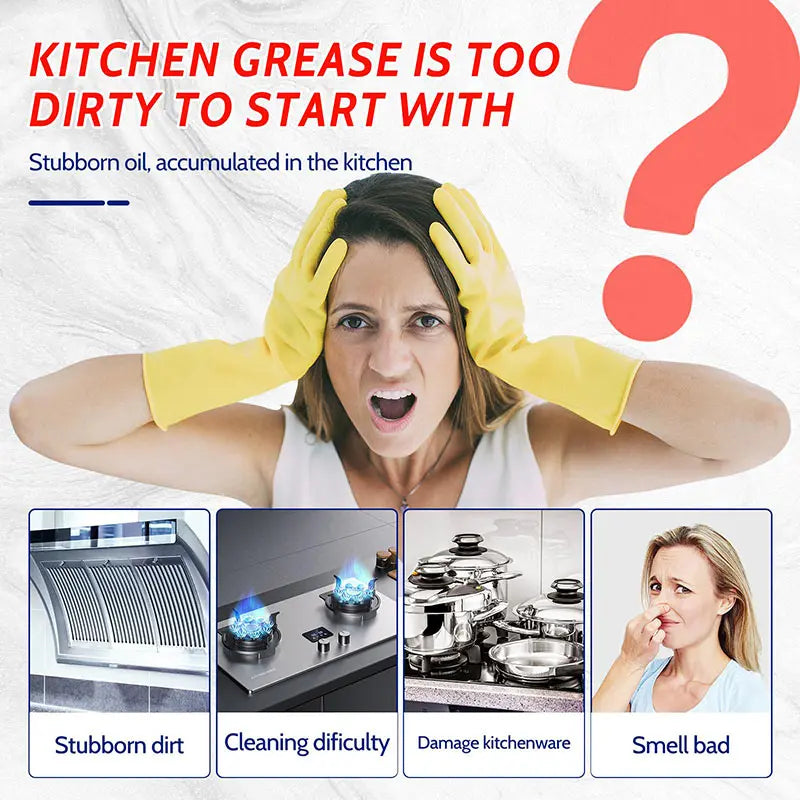 Multifunctional degreaser suitable for stovetops and range hoods