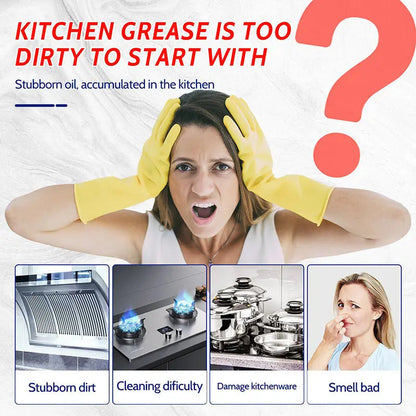 Multifunctional degreaser suitable for stovetops and range hoods
